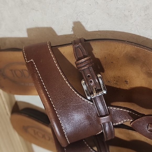TOD'S Sandals Made In Italy  Size 38 - Picture 4 of 10
